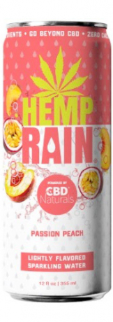 Hemp Rain Cannabinoid Infused Passion Peach 176x500